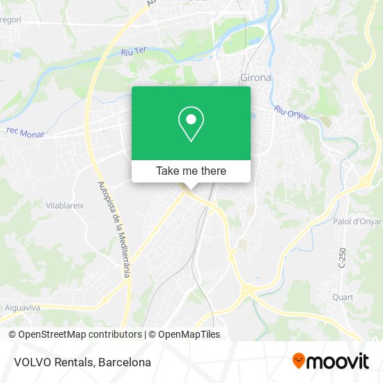mapa VOLVO Rentals