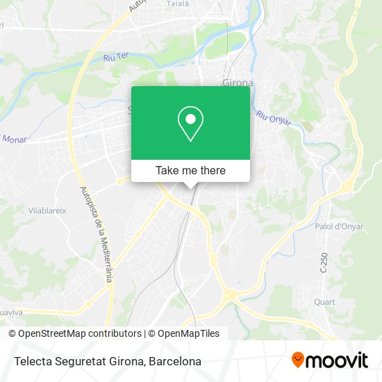 Telecta Seguretat Girona map