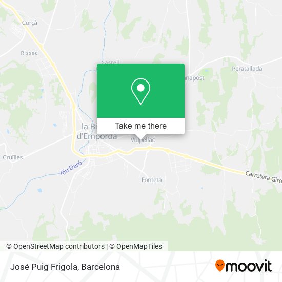 José Puig Frigola map