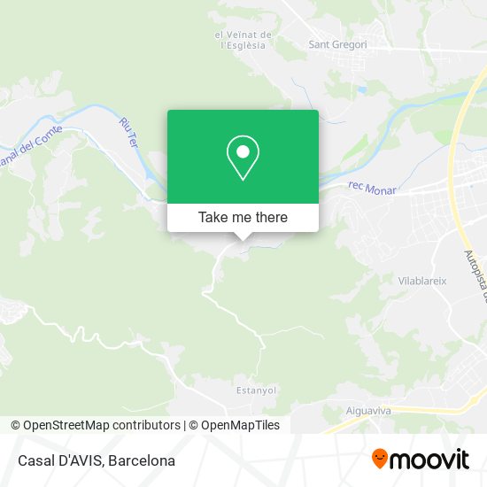 Casal D'AVIS map