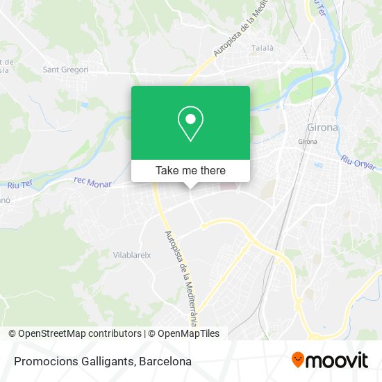 Promocions Galligants map