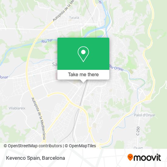 mapa Kevenco Spain
