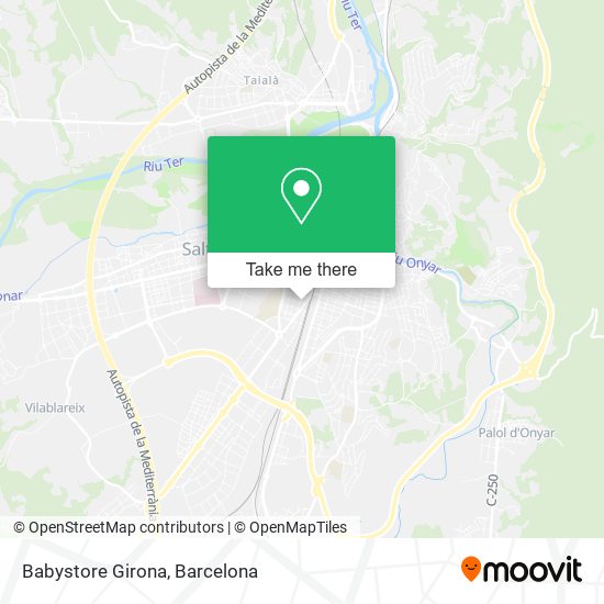 mapa Babystore Girona