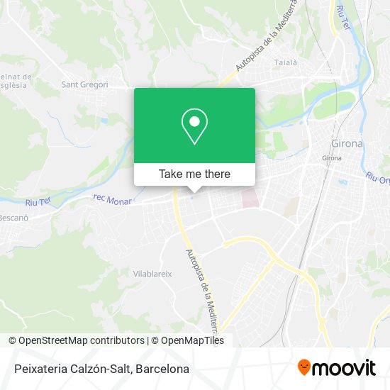 Peixateria Calzón-Salt map