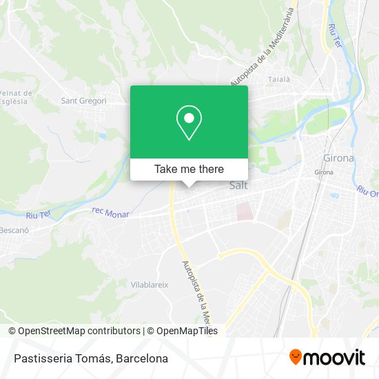 Pastisseria Tomás map