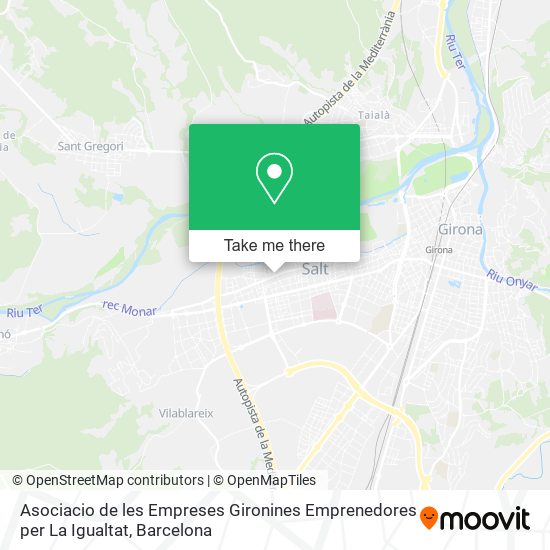 Asociacio de les Empreses Gironines Emprenedores per La Igualtat map