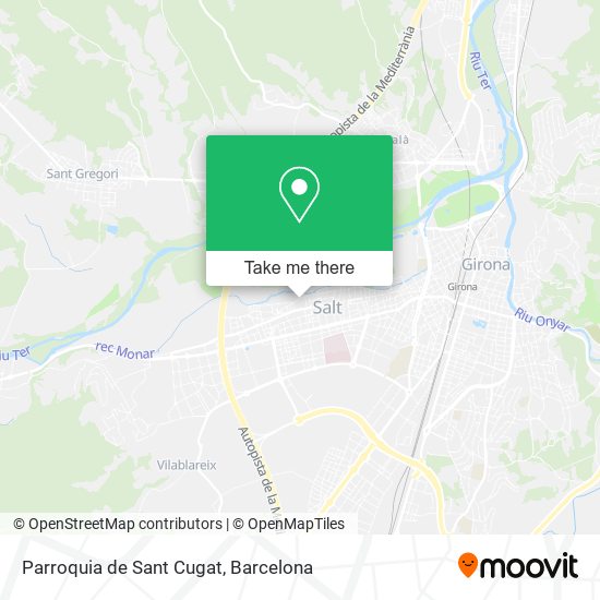 Parroquia de Sant Cugat map