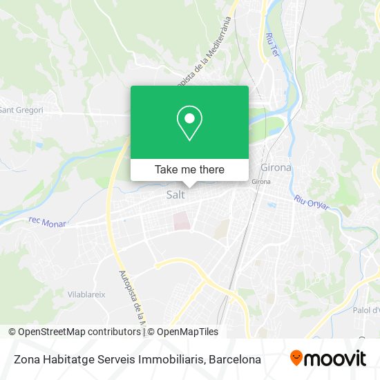 Zona Habitatge Serveis Immobiliaris map