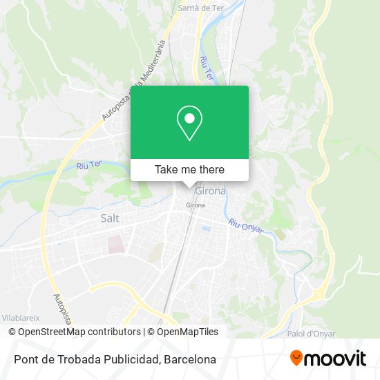 Pont de Trobada Publicidad map