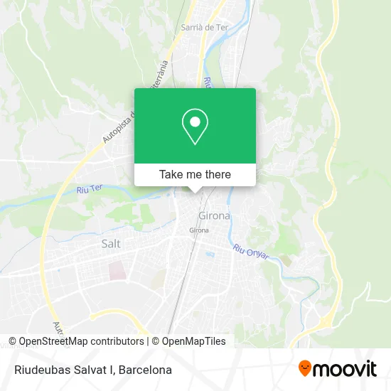 Riudeubas Salvat I map