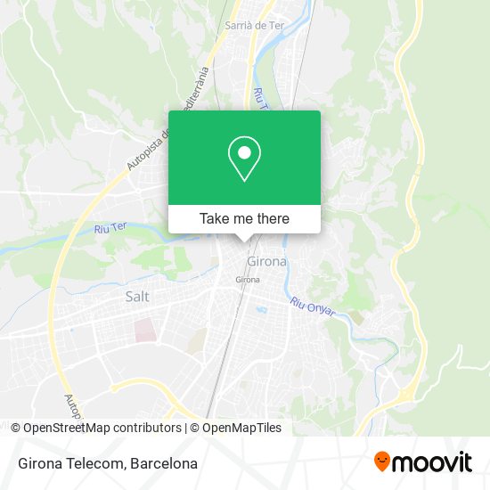 Girona Telecom map