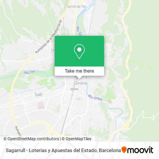 Sagarrull - Loterías y Apuestas del Estado map