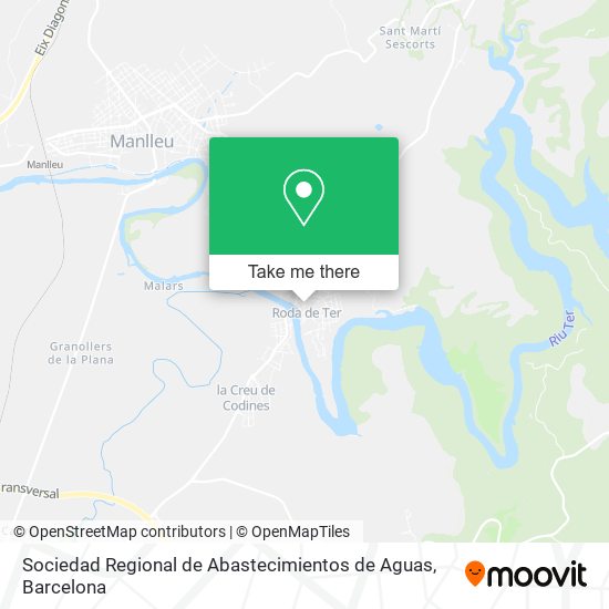 Sociedad Regional de Abastecimientos de Aguas map