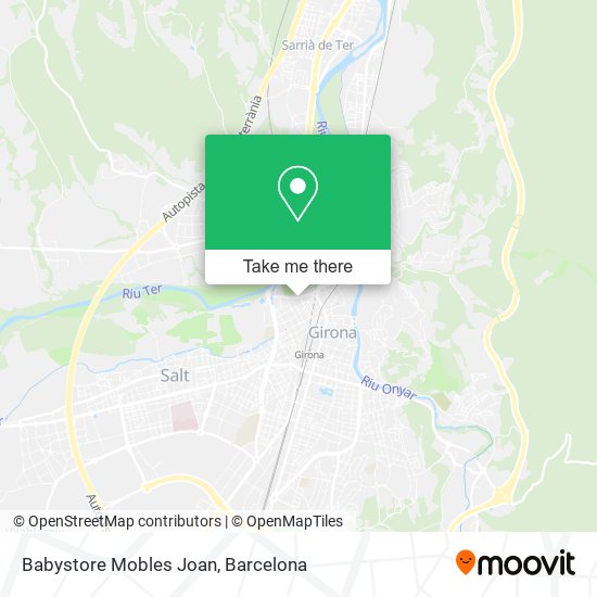 Babystore Mobles Joan map