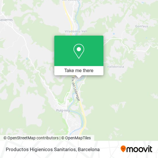Productos Higienicos Sanitarios map