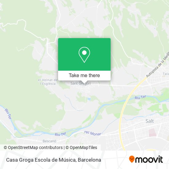 Casa Groga Escola de Música map