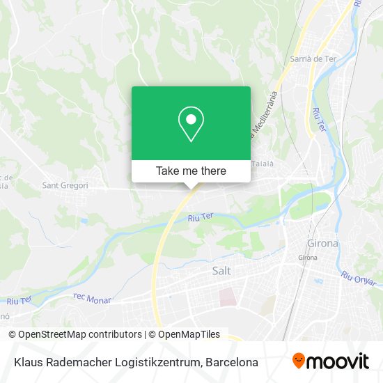 Klaus Rademacher Logistikzentrum map