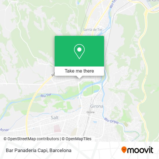 Bar Panadería Capi map