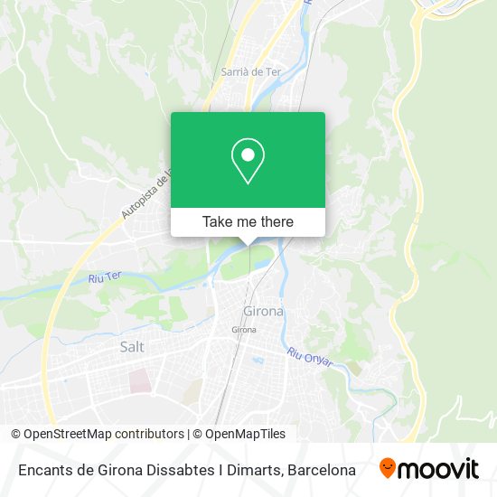 Encants de Girona Dissabtes I Dimarts map