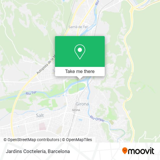 Jardins Coctelería map