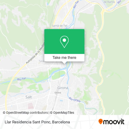 Llar Residencia Sant Ponc map
