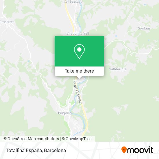Totalfina España map