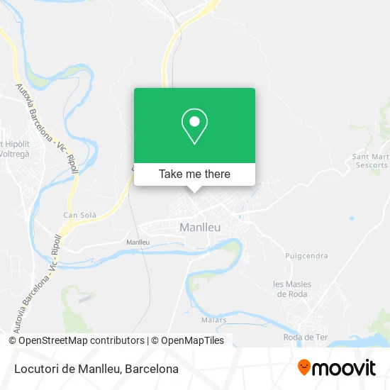 Locutori de Manlleu map