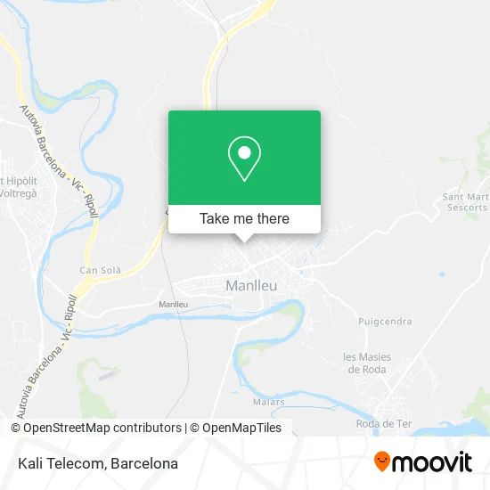 Kali Telecom map