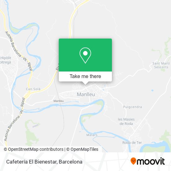 Cafetería El Bienestar map