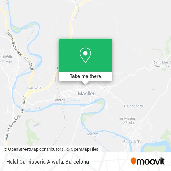 Halal Carnisseria Alwafa map