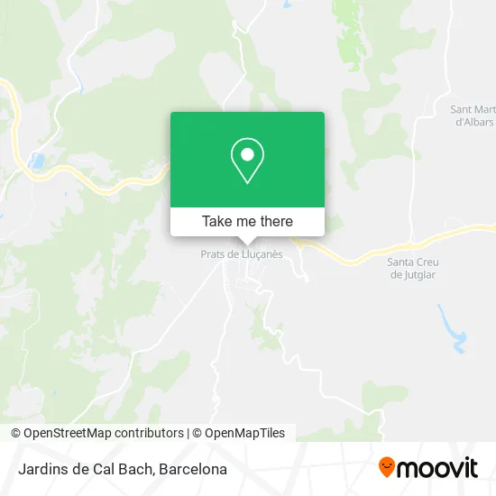 Jardins de Cal Bach map