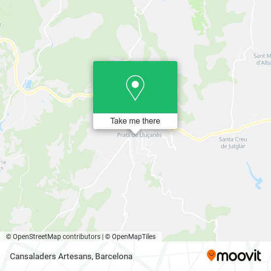Cansaladers Artesans map