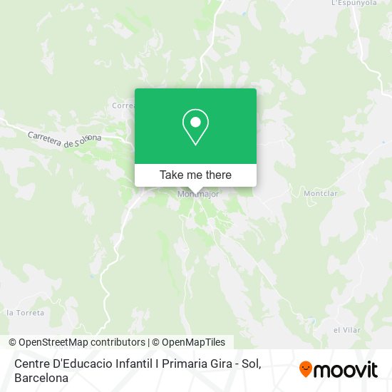 Centre D'Educacio Infantil I Primaria Gira - Sol map