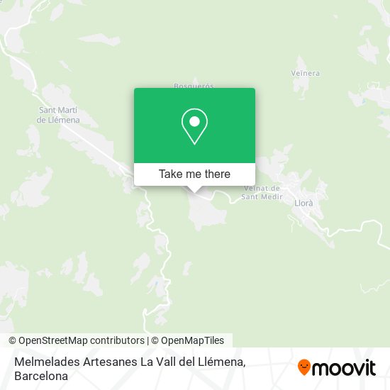 Melmelades Artesanes La Vall del Llémena map