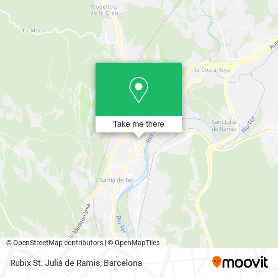 Rubix St. Julià de Ramis map