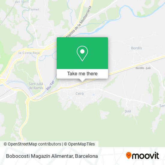 Bobocosti Magazín Alimentar map