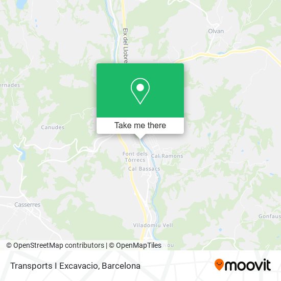 Transports I Excavacio map
