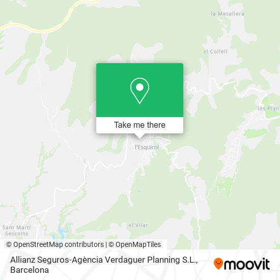 Allianz Seguros-Agència Verdaguer Planning S.L. map