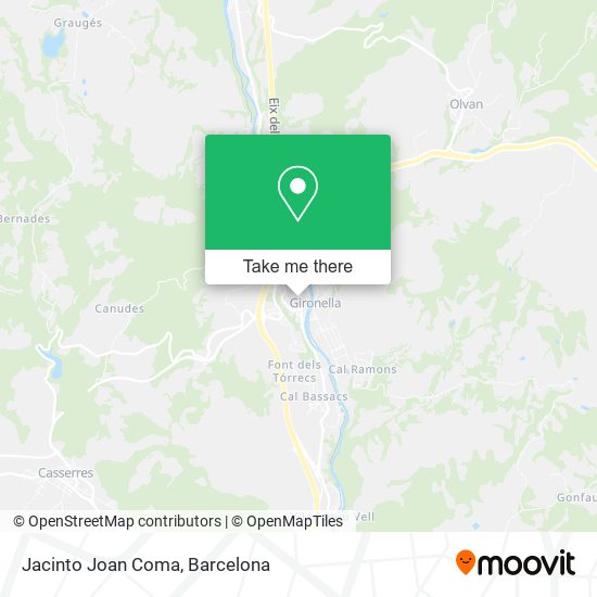 Jacinto Joan Coma map