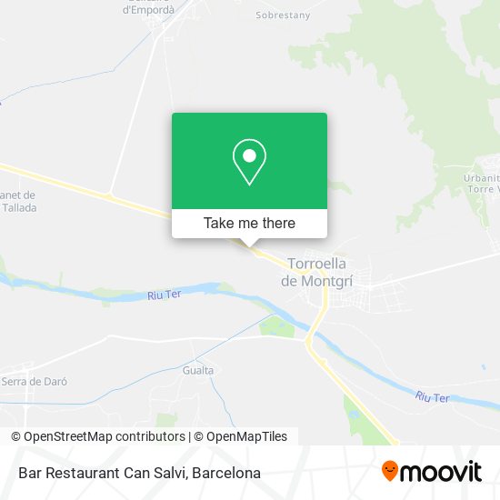 Bar Restaurant Can Salvi map