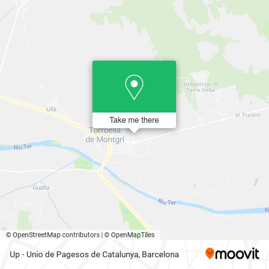 Up - Unio de Pagesos de Catalunya map