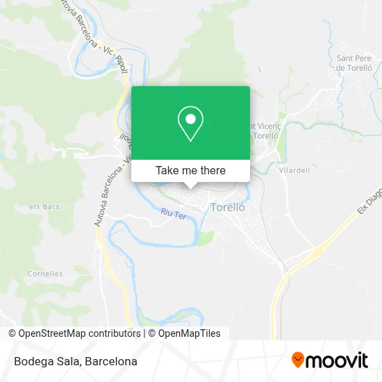 Bodega Sala map