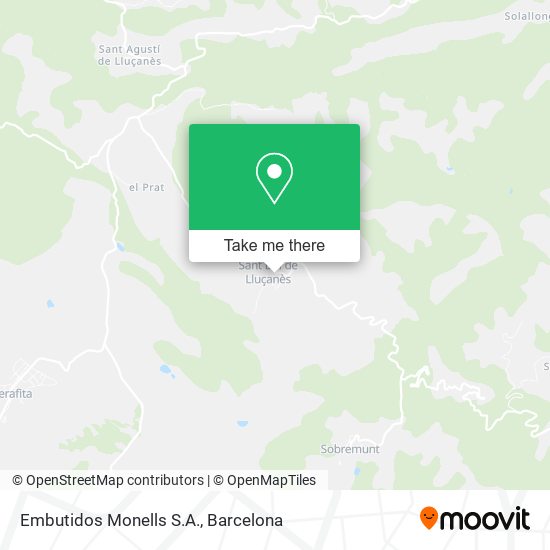 Embutidos Monells S.A. map