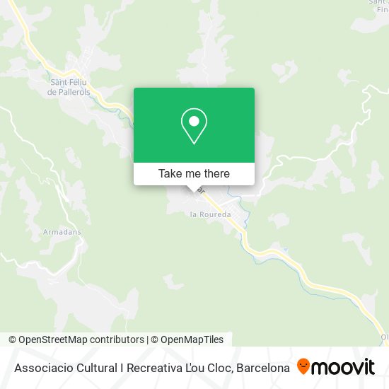 Associacio Cultural I Recreativa L'ou Cloc map