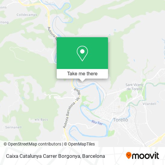 Caixa Catalunya Carrer Borgonya map