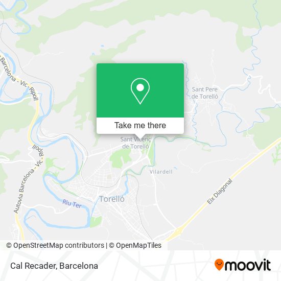 Cal Recader map