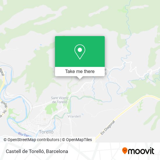Castell de Torelló map