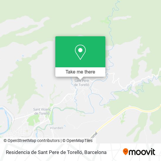 Residencia de Sant Pere de Torelló map