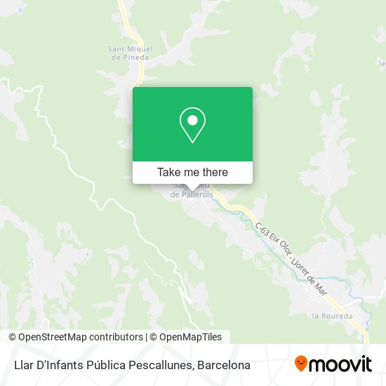 Llar D'Infants Pública Pescallunes map