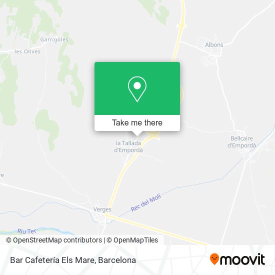 Bar Cafetería Els Mare map